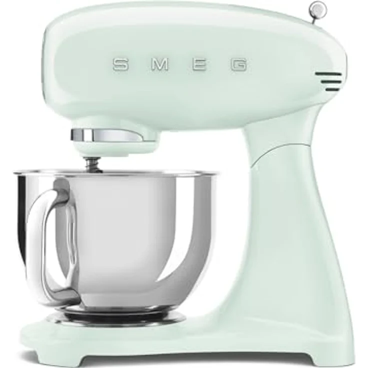 Smeg SMF03PGEU Küchenmaschine mit Direktantrieb, 800W, 4,8 L Edelstahlschüssel, pastellgrün,Serie: SMF03 – Bild 2