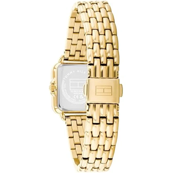 Tommy Hilfiger Quarzuhr MIA 1782832, elegante Damenuhr mit goldfarbenem Edelstahlarmband und analoger Anzeige – Bild 3