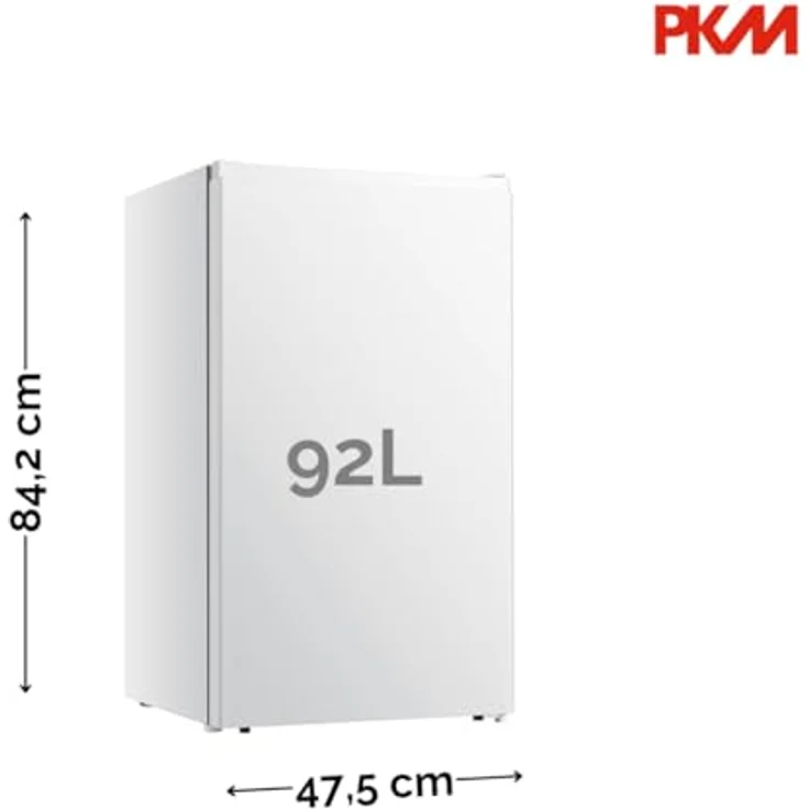 PKM KS94E Vollraumkühlschrank, 92 Liter, Weiß, 2 Liter Flaschenfach, Wechselbarer Türanschlag – Bild 7