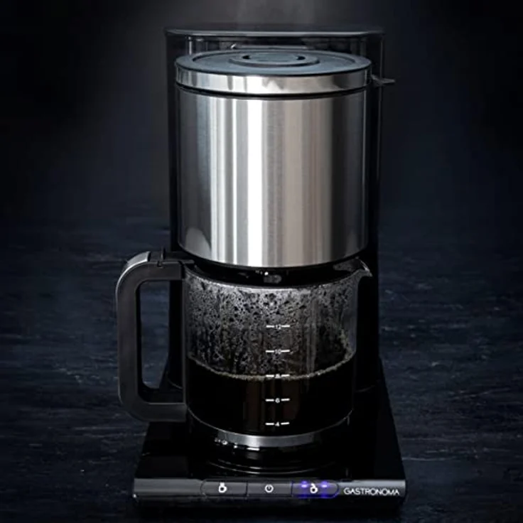 Gastronoma 18100003 - Koffiezetapparaat 1.5L, zwart/roestvrij staal, Filterkaffeemaschine, Schwarz – Bild 7