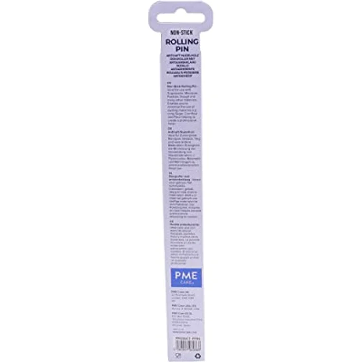 PME PP86 Antihaftbeschichteter Polyethylen-Ausrollstab 23 cm, Kunststoff, White, cm, 29 x 6.06 x 2.08 cm, 1 Einheiten – Bild 6
