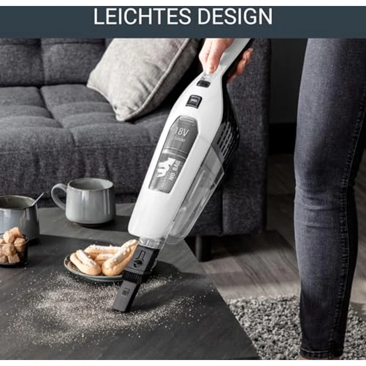 Rowenta RH6737 Dual Force Handstaubsauger, 45 min Akkubetrieb, 2 Leistungsstufen, LED-Frontlicht – Bild 5