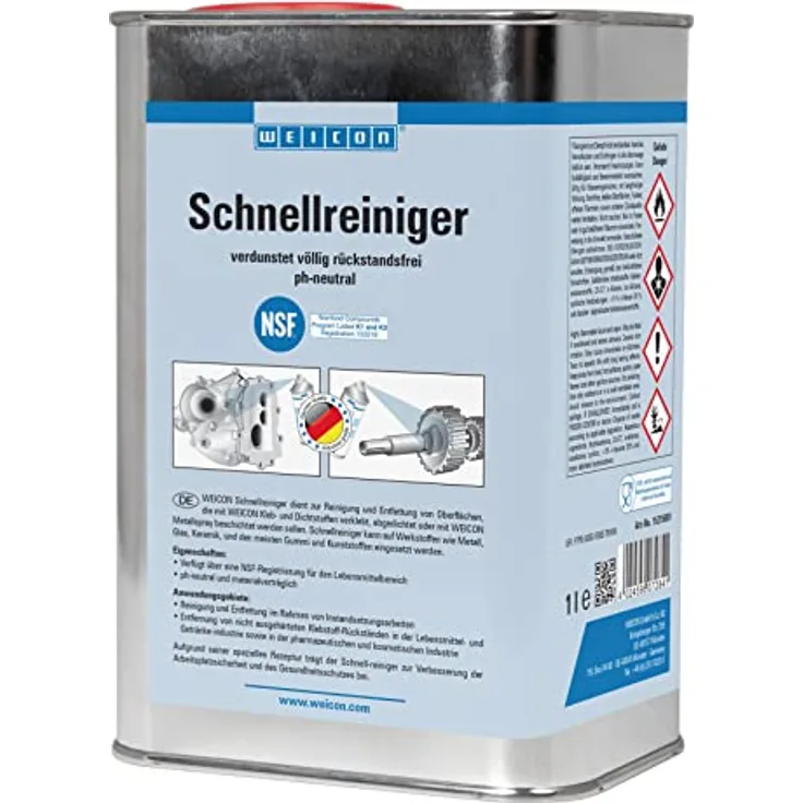 WEICON Schnellreiniger 1 L | Reiniger und Entfetter für sensible Bereiche