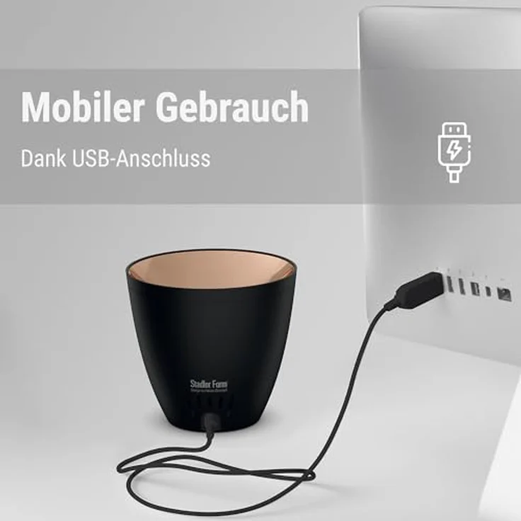 Stadler Form Zoe black Aroma-Lufterfrischer Schwarz – Bild 4
