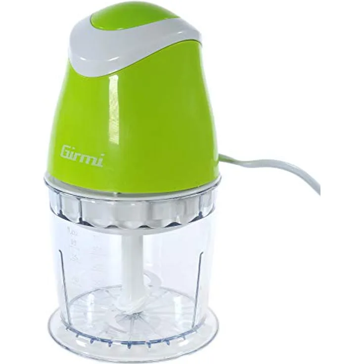Girmi TR01 Mini Elektro Küchenhacker, 350W Leistung, 0.5L Kapazität, Grün