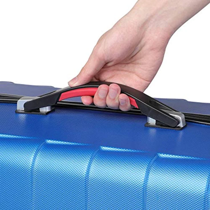 monzana Kofferset Exopack, 3tlg Hartschalenkoffer mit TSA Schloss, M-L-XL, strapazierfähig und leicht, blau – Bild 9