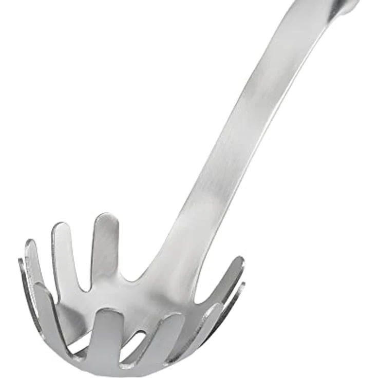 KitchenAid Premium Edelstahl Pasta Servierlöffel, rost- und hitzebeständig mit ergonomischem Griff für Spaghetti & Nudeln – Bild 4
