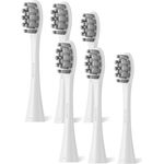 Oclean Bürstenköpfe Professional clean-6 pack, Weiß Zahnbürstenkopf mit DuPont-Borsten und W-Shape Design