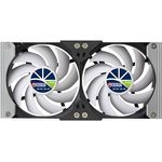 TITAN TTC-SC20 Series, 12V DC Wasserdichter Dual-Rackmount Lüfter mit Timer und 6-stufigem Geschwindigkeitsregler, IP55, 90mm