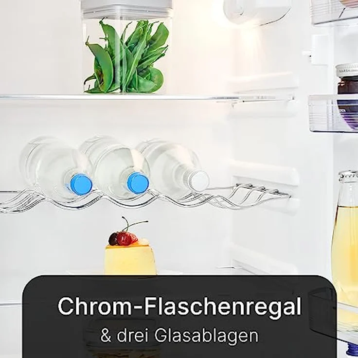 Bomann DTR 353 Kühl-Gefrierkombination, freistehend, schwarz, Breite 55 cm, Energieklasse E - Preisvergleich – Bild 5