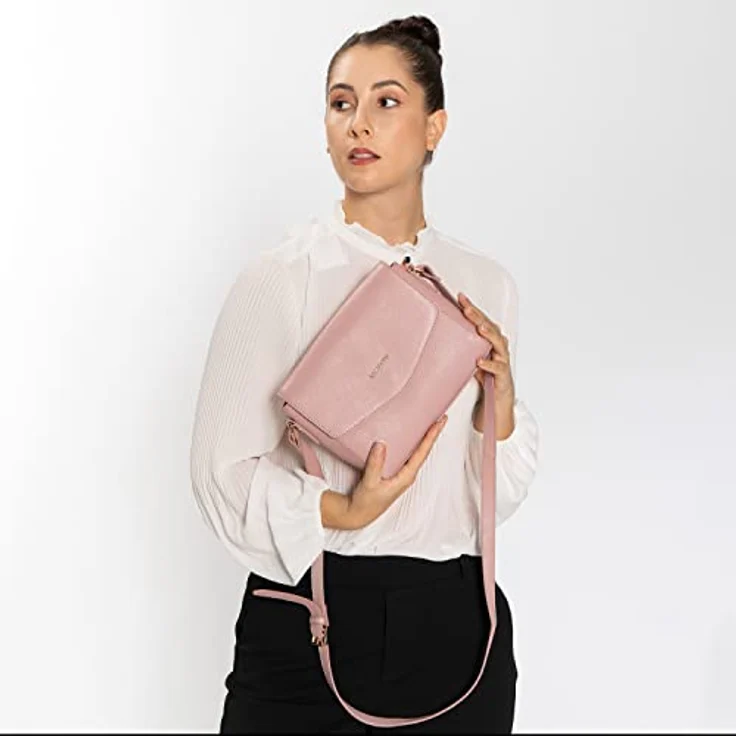 Lazarotti Umhängetasche Bologna Leather, Leder – Bild 3