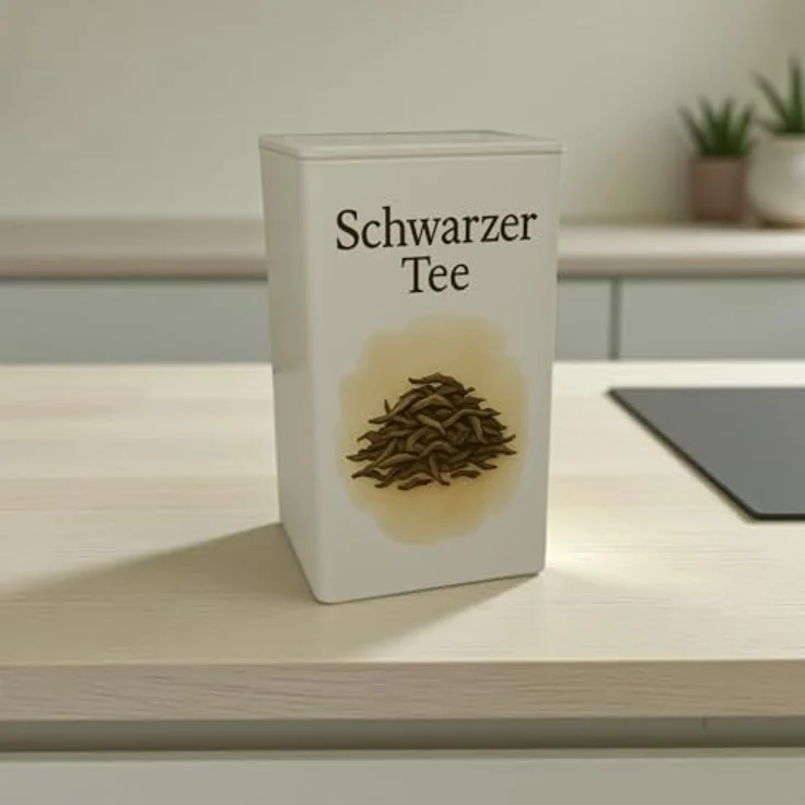 speecheese Tea Harmony Schwarzer Tee Dose, 900ml Metalldose mit illustrativem Design und lebensmittelechter Qualität – Bild 2