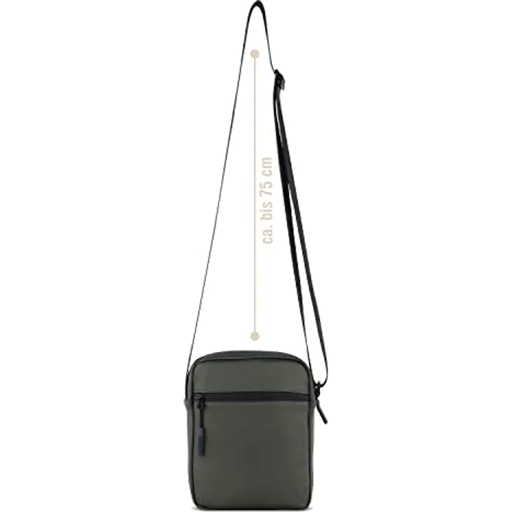 bugatti Blanc kleine Crossover-Umhängetasche, kompakte Schultertasche mit verstellbarem Tragegurt, olive – Bild 4