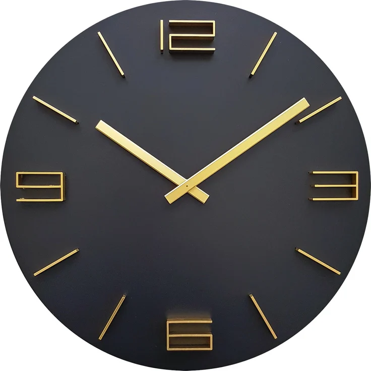 NEXTIME Wanduhr WT 2400 mit Holzrahmen, Quarzwanduhr Ø 400 mm – Bild 1