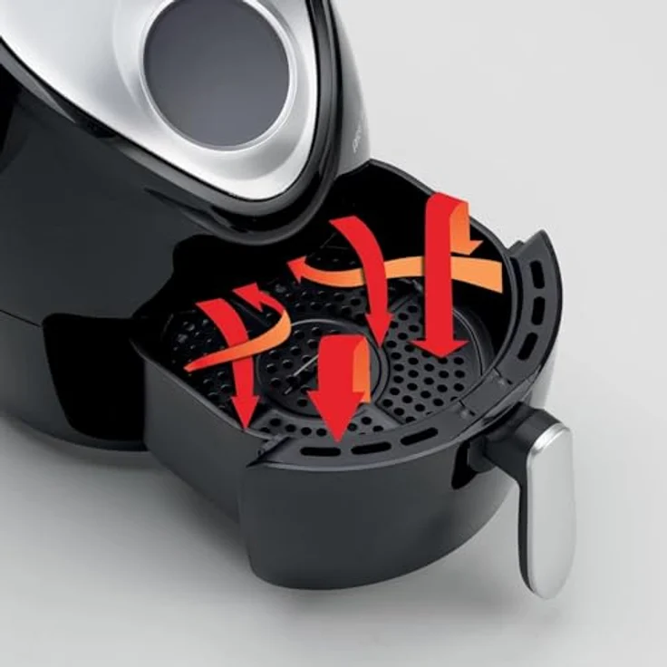 Ariete Airy Fryer Digital Fritteuse, 1300 W, Kunststoff, Schwarz – Bild 6
