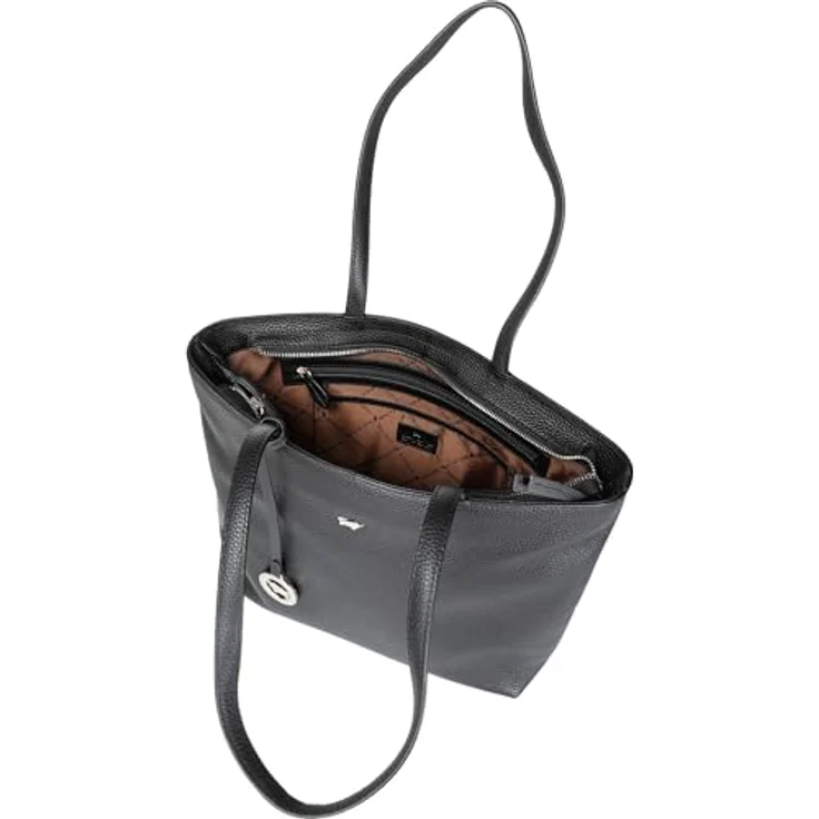 Braun Büffel Hanna Shopper Tasche S, 100% Leder, schwarz, 38 cm x 25 cm x 12.5 cm – Bild 3