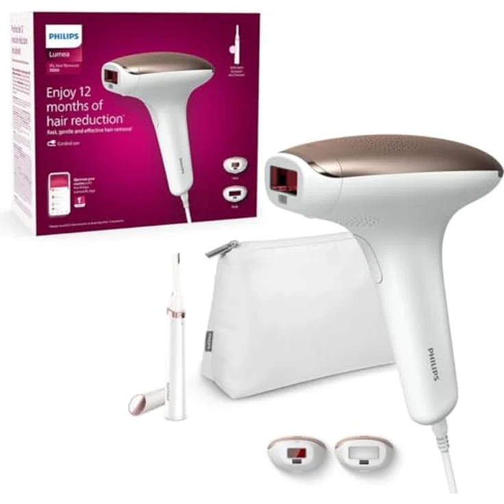PHILIPS Lumea Advanced BRI921/00, Licht-Haarentferner in Weiß, kühl und bequem, langlebig, flexibel gestaltet, hohe Qualität/Haltbarkeit – Bild 1