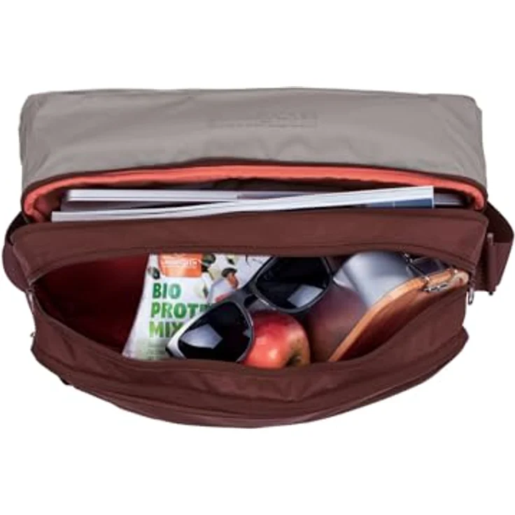 "VAUDE Umhängetasche Rom III - Umhängetasche M 13.3" 35 cm, Laptopfach, Organizer, gepolsterter Schultergurt - schwarz" – Bild 6