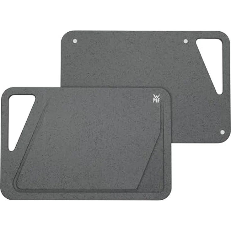 WMF Schneidebrett Tranchierbrett 38 x 25 cm rechteckig aus Kunsstoff mit Griff praktisch Saftrillen spülmaschinengeeignet leichte Reinigung hygienisch klingenschonend geschmacksneutral modern – Bild 5