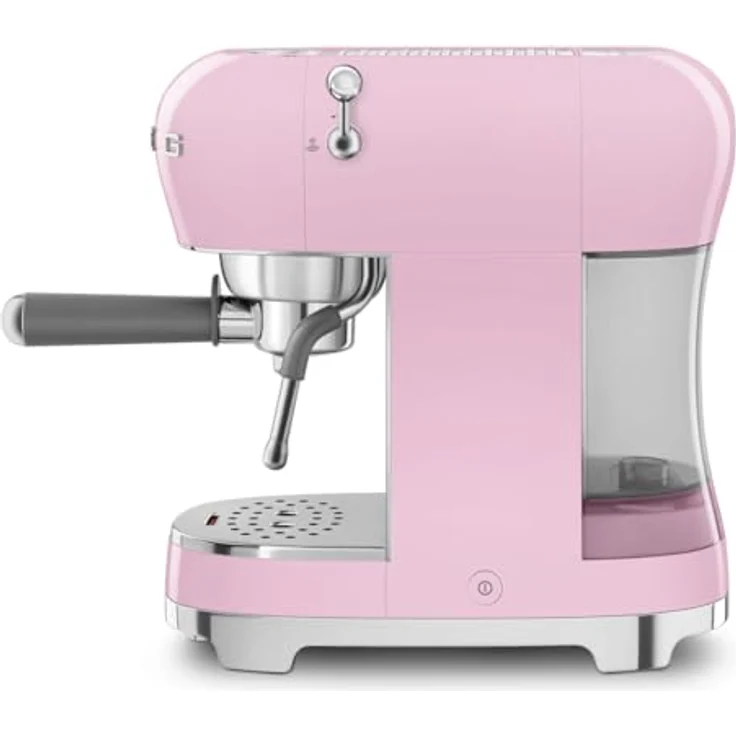 Smeg ECF02PKEU Siebträger Espresso-/Kaffemaschine Rose, Siebträgermaschine, Rosa – Bild 2
