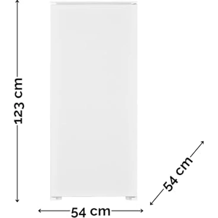 PKM KS184.4EEB Einbaukühlschrank mit Gefrierfach, 181 l Kühlteil, 14 l Gefrierteil, BxHxT 54 x 123 x 54 cm, LED-Beleuchtung, wechselbare Türanschläge – Bild 4