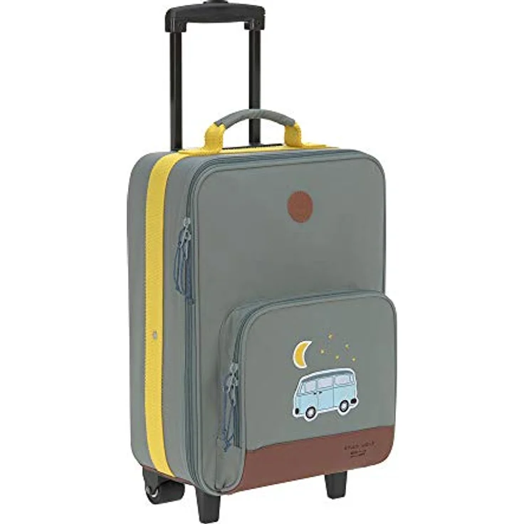 LÄSSIG Kinder Trolley Reisekoffer mit Packriemen und Rollen 18,3 Liter, 46 cm, 3 Jahre/Trolley Adventure Bus – Bild 1