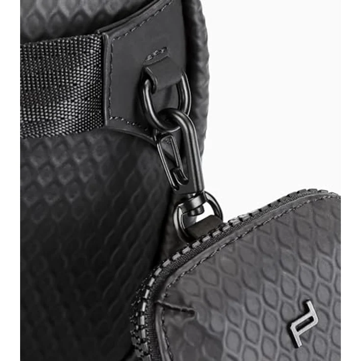 Porsche Design Studio Gürteltasche, 26 cm, schwarz, 100% Polycarbonat, kompakte Bauweise – Bild 6