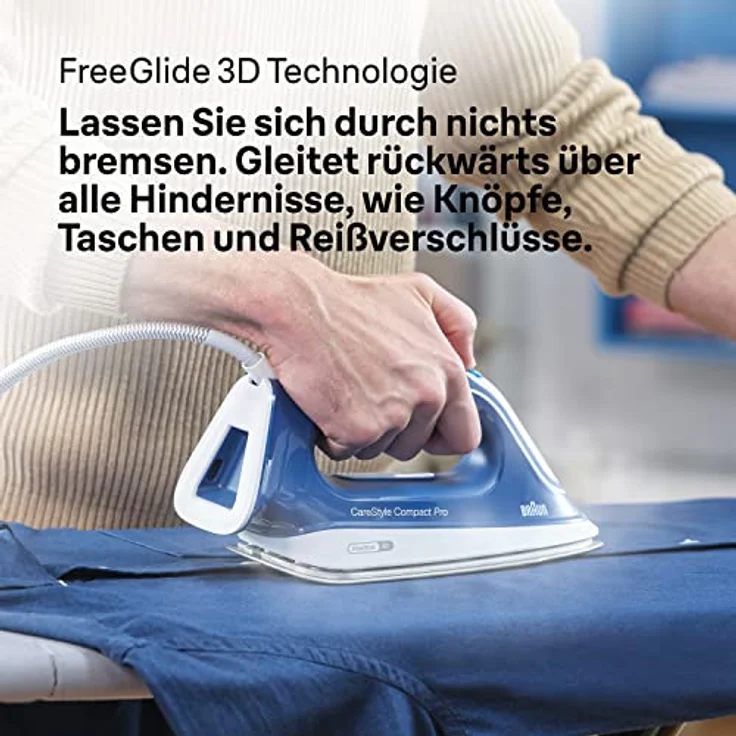 Braun New CareStyle Compact Pro IS2565BL Dampfbügelstation – Bild 6