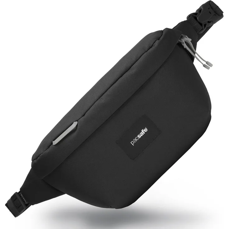 "Pacsafe Umhängetasche Go, RFID-Blocker, Schlitz- und Schnittschutz, Jet Black"