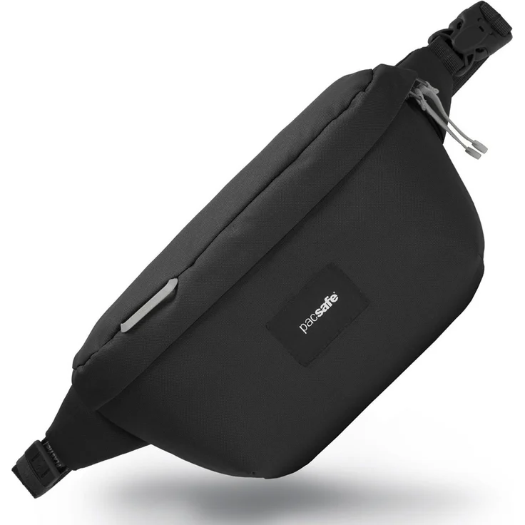 "Pacsafe Umhängetasche Go, RFID-Blocker, Schlitz- und Schnittschutz, Jet Black" – Bild 1