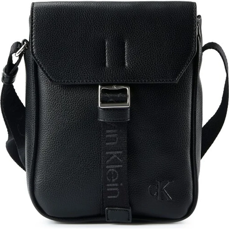 Calvin Klein Cargo Umhängetasche 21 cm, schwarz, aus 100% Polyurethan, 21 x 6 x 16.5 cm