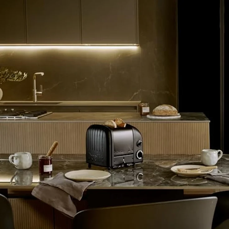 Dualit Classic 2-er Toaster Stealth, mattschwarzes Design mit ProHeat-Heizelementen und vielfältigen Funktionen – Bild 5