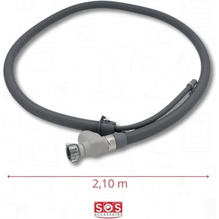 AEG Electrolux Sicherheitszulaufschlauch, Aquastop Zulaufschlauch mit elektrischem Anschluss 1,8 m Spülmaschine 50295663004 – Bild 3