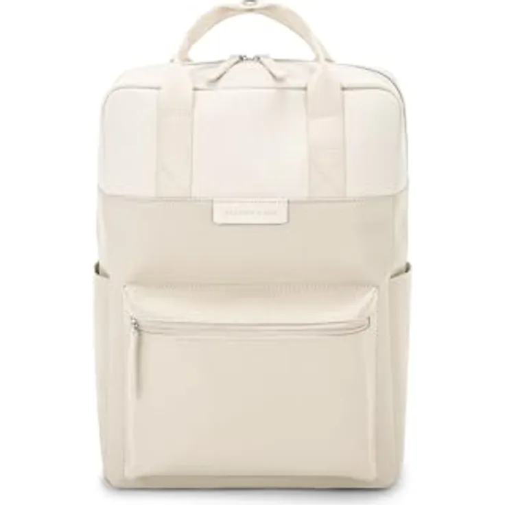 Kapten & Son Bergen City Rucksack, 33,5 cm, beige, aus 100% PET, 23.5 x 9.5 x 33.5 cm