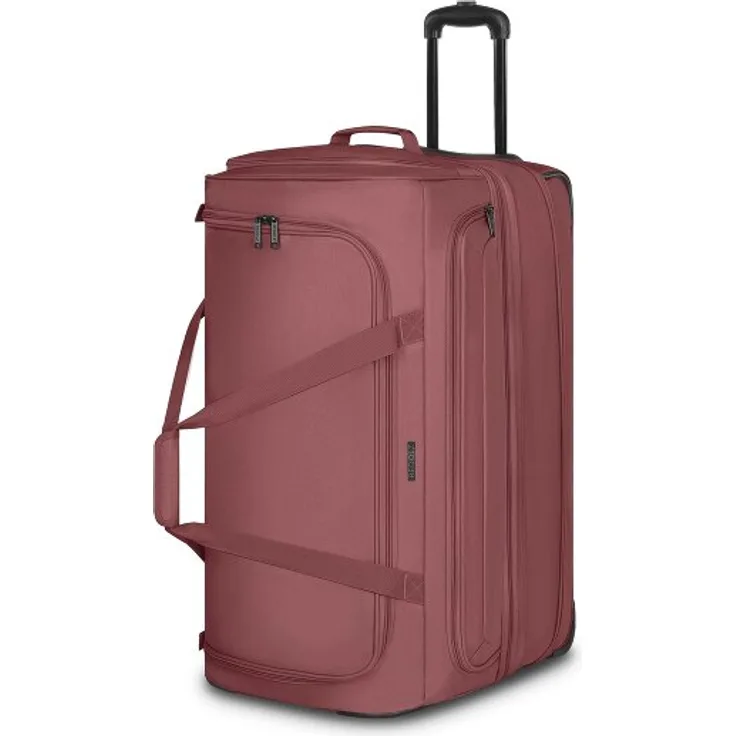 Redolz Duffle Essentials 2-Rollen Reisetasche 70 cm L mit Dehnfalte rose