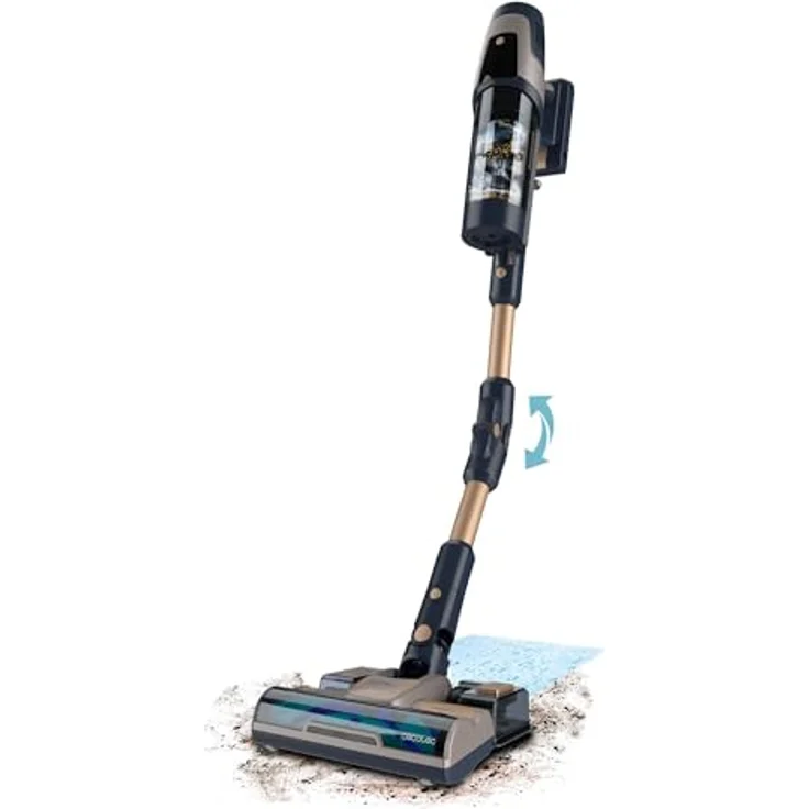 Cecotec Conga Rockstar 11500 Odyssey Station, Akku-Staubsauger 2 in 1 mit 850 Watt, blau – Bild 2