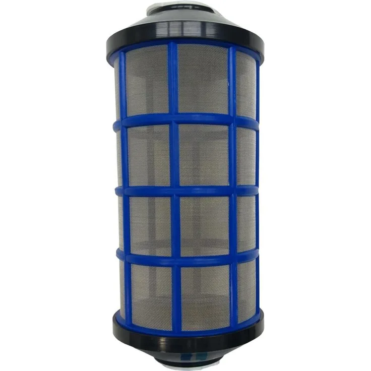 Aquintos-Wasseraufbereitung GmbH 10 Zoll BIG Blue Edelstahl Filtervlies Nylonfilter 150µ Wasserfilter auswaschbar