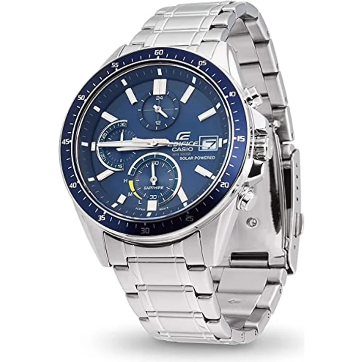 Casio Herren Chronograph Solar Uhr mit Edelstahl Armband EFS-S510D-2AVUEF – Bild 2