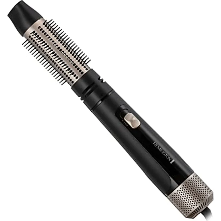 Remington Warmluftbürste [inkl. 4 Aufsätze: 38mm&50mm Rundbürste, Stylingdüse, Flachbürste] Blow Dry&Style (Locken,Volumen&glatte Styles für mittellanges Haar) Ionenpflege, Abkühlstufe, 1000W, AS7500 – Bild 2