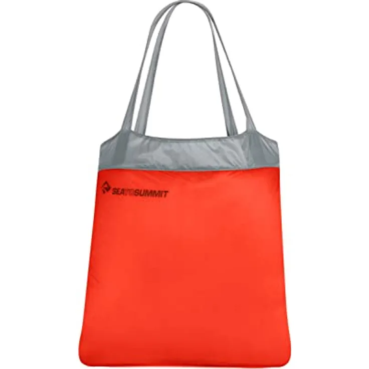 Sea To Summit Ultra-Sil Shopping Bag, kompakte Einkaufstasche mit 30 Litern Volumen, wasserabweisend, orange