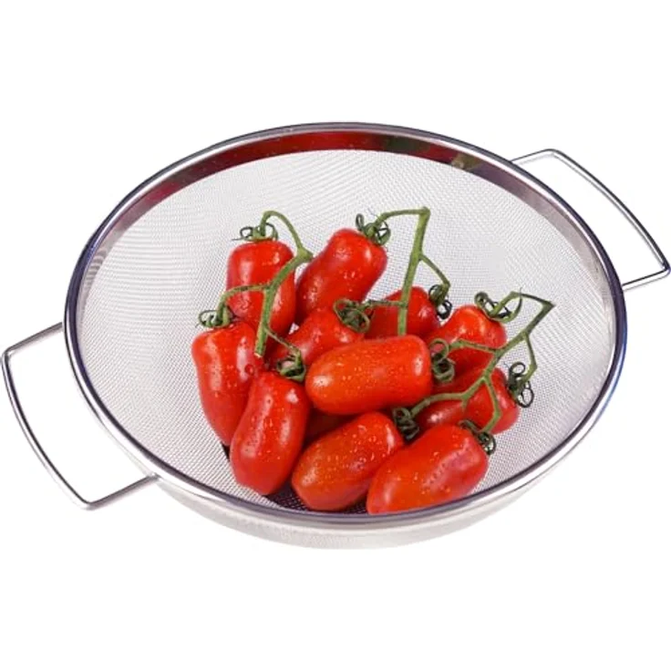 Lurch 210281 Standsieb mit Edelstahl Fuß, Ø25cm, Silber, spülmaschinengeeignet – Bild 2