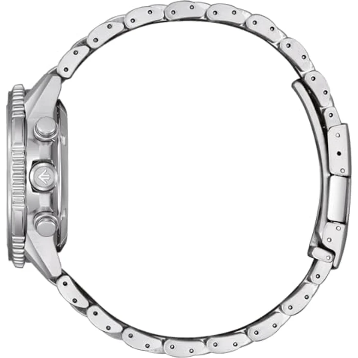CITIZEN Watch CA4660-61A, Chronograph-Uhr mit Solarenergie und Stoppuhr, Silber – Bild 2
