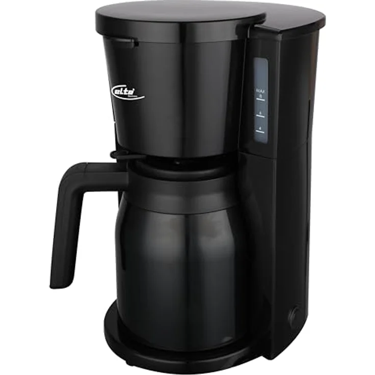 Elta Filterkaffeemaschine 1,25L mit Thermokanne, Permanentfilter, Abschaltautomatik und Wasserstandsanzeige – Bild 1