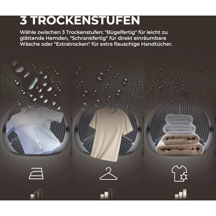 Haier Waschtrockner HWD80-BP14637T, 8 kg Waschen, 5 kg Trocknen, 1400 U/min, Smart AI Automatikprogramm, Weiß – Bild 7