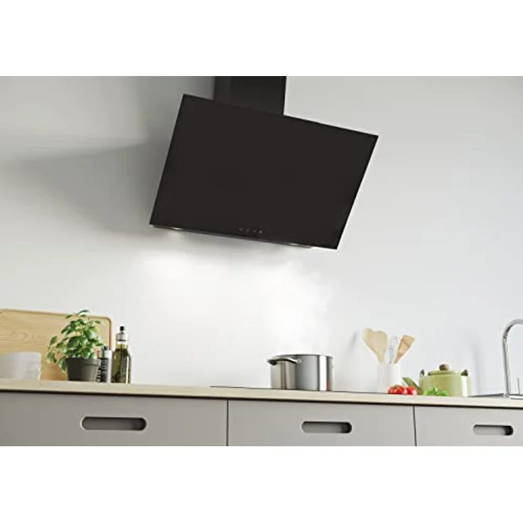 Candy Dunstabzugshaube CDG9MBGG DE / 90cm Breite / 129W Leistung / Energieeffizienz C / kostensparende LED-Leuchte / Schwarz – Bild 5