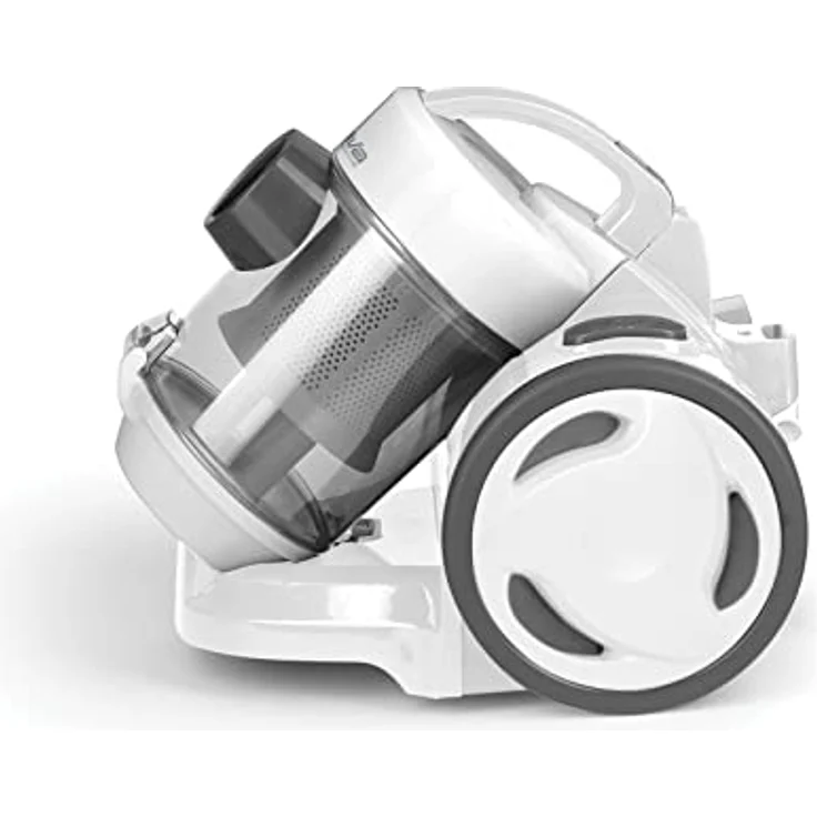 Silva Homeline BS-C 9002, Cyclone-Bodenstaubsauger, weiß/grau, 800 W, 2 liters – Bild 2