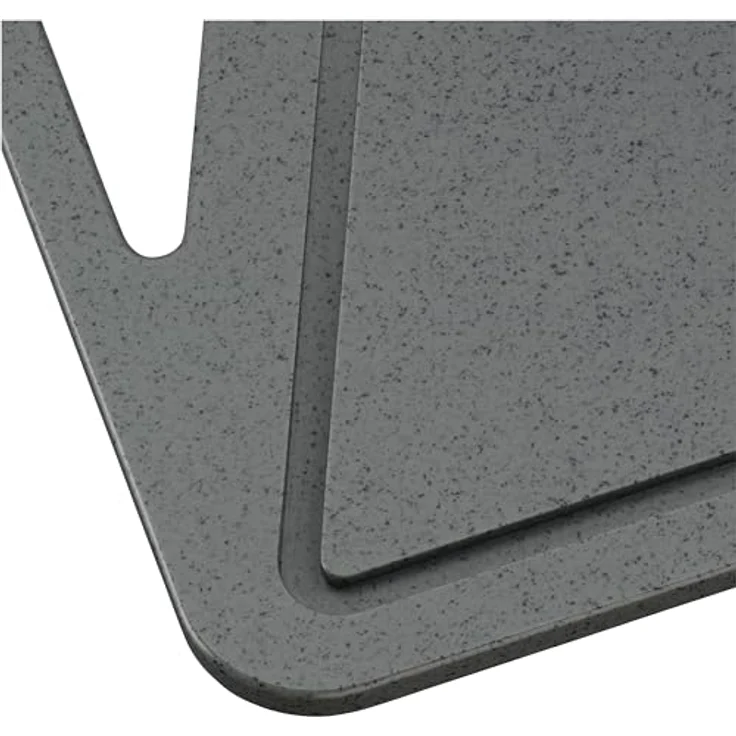WMF Schneidebrett Tranchierbrett 45 x 30 cm rechteckig aus Kunsstoff mit Griff praktisch Saftrillen spülmaschinengeeignet leichte Reinigung hygienisch klingenschonend geschmacksneutral modern – Bild 3