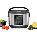 Rommelsbacher Multi-Reiskocher MRK 650, 600 Watt, 3 Liter, Edelstahl-Look, vielseitige Kochprogramme und Warmhaltefunktion