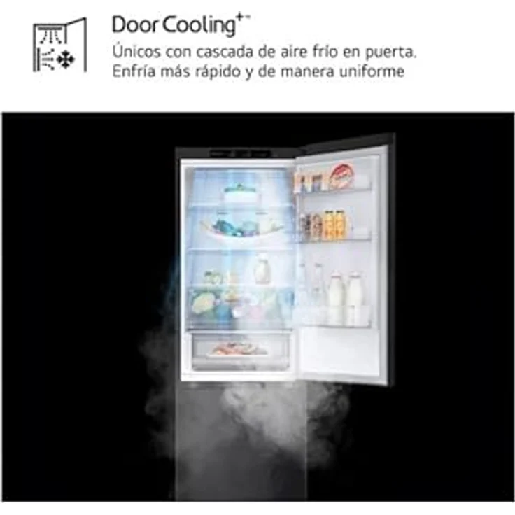 LG GBV3100CEP Kühl-Gefrier-Kombination, 234 l Kühlvolumen, 110 l Gefriervolumen, Total NoFrost, energieeffizient C, freistehend – Bild 2