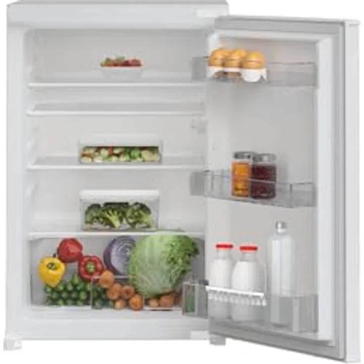 Bauknecht BKSI 9VF2 Einbau-Kühlschrank, 126 l Nutzinhalt, energieeffizient, 855 mm hoch, Weiß, Abtauautomatik, 4 höhenverstellbare Glasböden